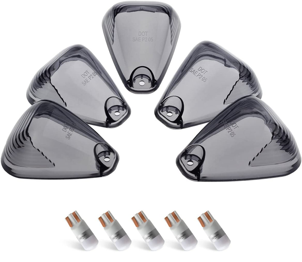 HERCOO smoke roof cab marker light lens enhances nighttime visibility