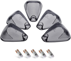 HERCOO smoke roof cab marker light lens enhances nighttime visibility