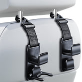 Heroway Magic Headrest Hooks for car purse-hanger keeps bags within reach.