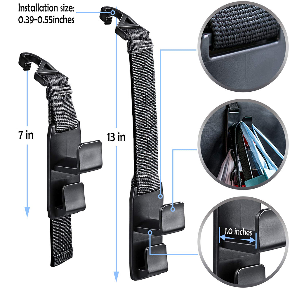 Easy installation and removal without adjusting headrests