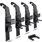 Heroway headrest hanger front view keeps purse within easy reach