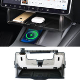 Heryvii Tesla under-screen storage hidden storage blends with cabin