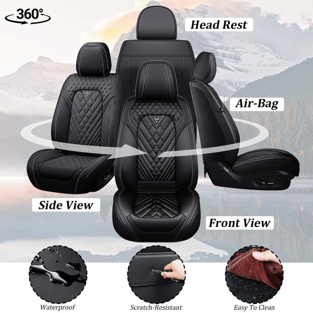 HESHS luxury edition headrests included improve comfort.
