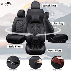 HESHS luxury edition headrests included improve comfort.