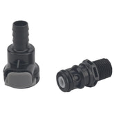 HeuroFosh 8838HF6 universal sprayless connector front view for secure fuel lines