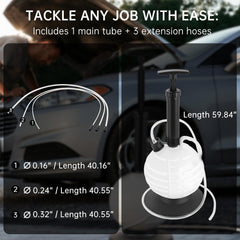 Hexace 3-in-1 transfer handles oil, diesel, and water.