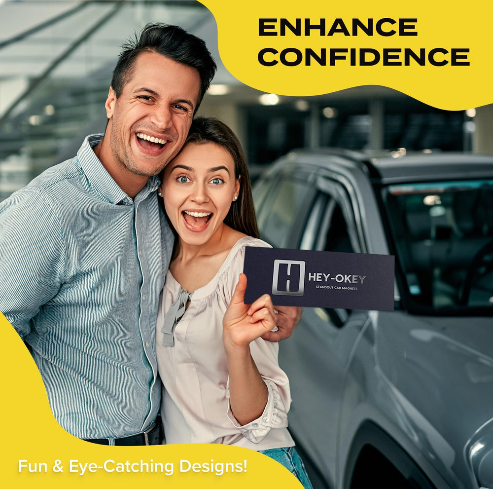 HEY-OKEY 5-pack provides multiple signs for family cars.