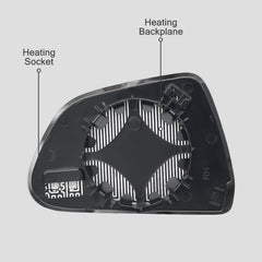 Heyokoo plug-and-play mirror ensures quick connection to existing wiring.