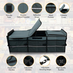 HEYTRIP large trunk organizer offers 105L capacity for bigger loads