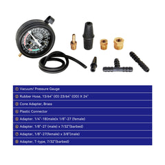 HFS carburetor valve testing setup checks settings and adjustments