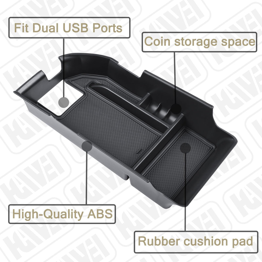 HGWEI Camry insert preserves charging port and organizes cables