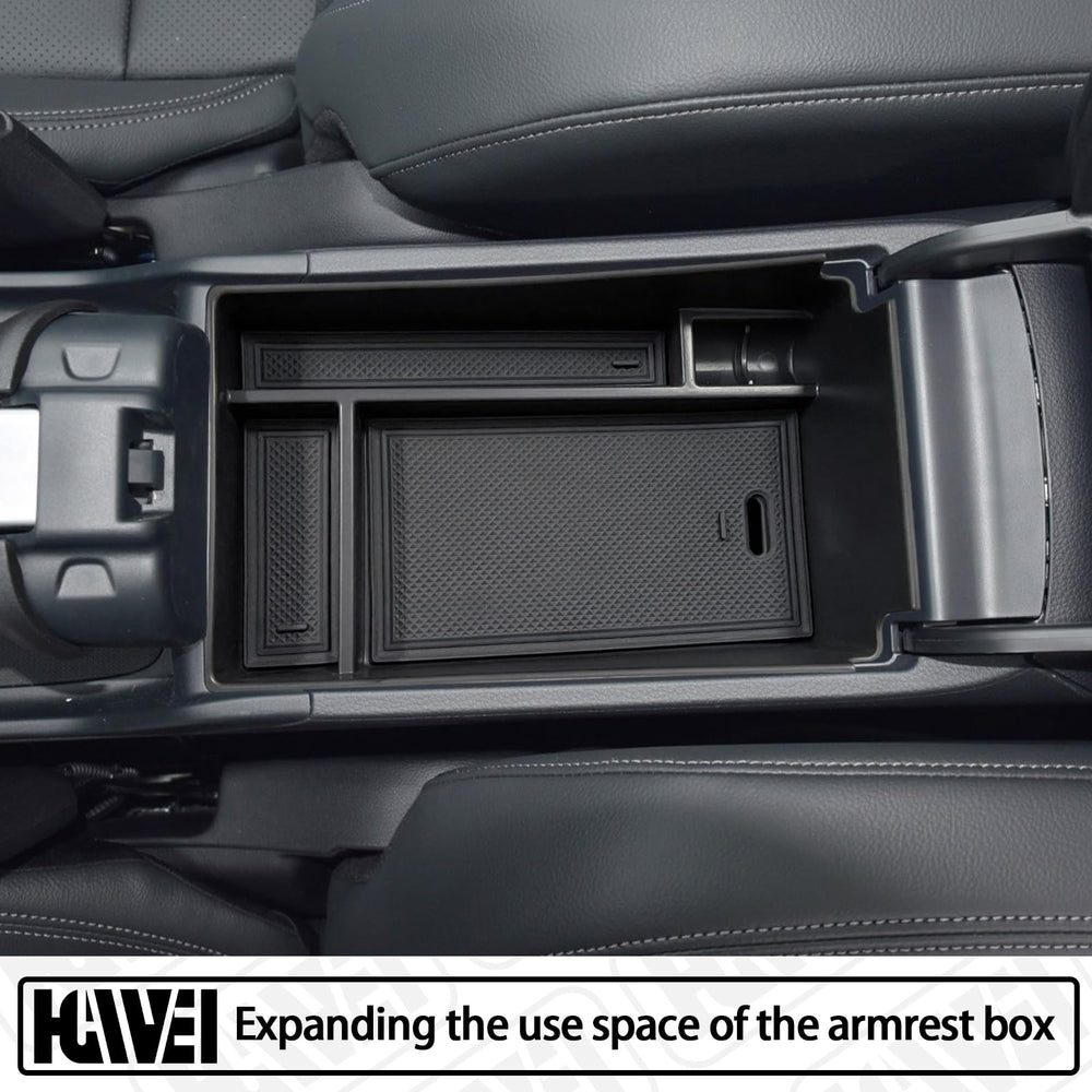 No-drill installation shown for HGWEI HR-V tray fitting.