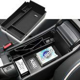 HGWEI HR-V center console tray main view in black ABS finish.