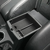 HGWEI center console organizer for Ford Ranger two-layer tray keeps essentials at hand.