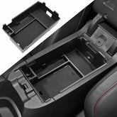 HGWEI center console organizer tray fitted in a Chevy Equinox keeps essentials neatly stored.