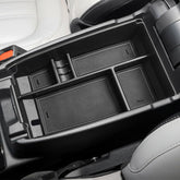 HGWEI Center Console Organizer Tray keeps items neatly in the inside armrest compartment