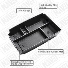 HGWEI tray rubber mats prevent items from sliding while driving