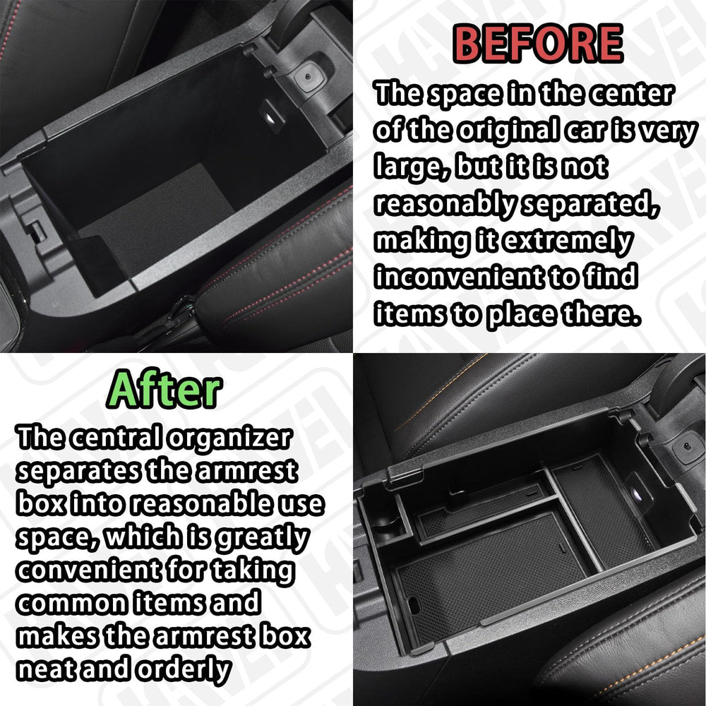 HGWEI center-console tray installs easily with no modifications.