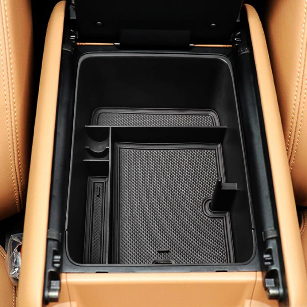 HGWEI center-console tray easy installation with no tools.