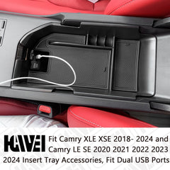HGWEI ABS material build for Camry console tray