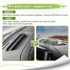 HGWEI dash storage tray fits Silverado 2019–2021 1500 models.