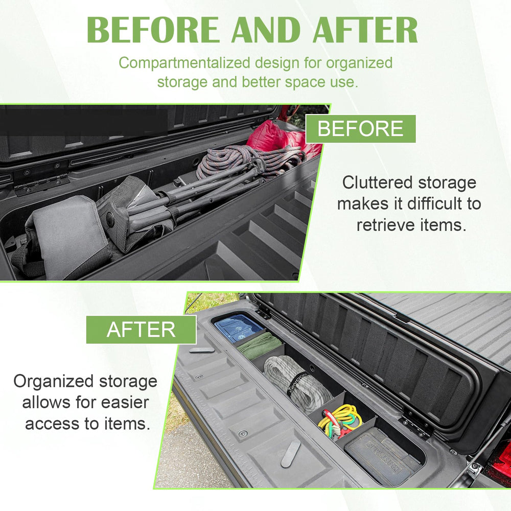 HGWEI StowFlex system; optimized cargo separation to prevent tool sliding.