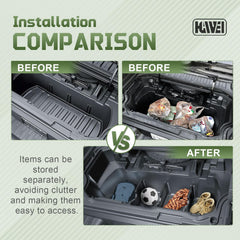 HGWEI trunk divider easy removal for flexible space.
