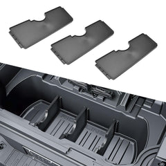 HGWEI trunk in-bed divider set viewed from above for organized cargo.
