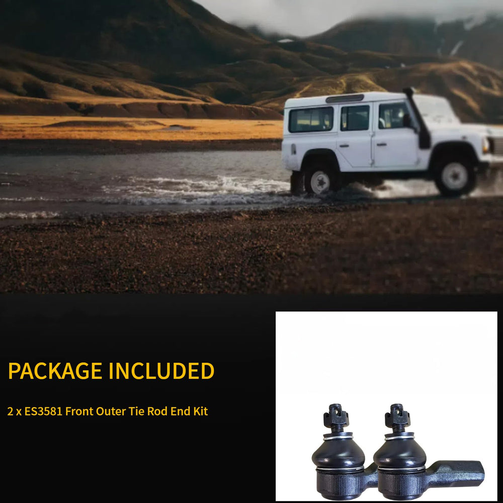 HHCM front outer tie rod end kit installation-ready view for easy mounting.