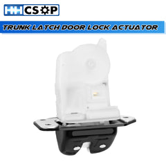 HHCSOP trunk latch actuator packaging for easy maintenance