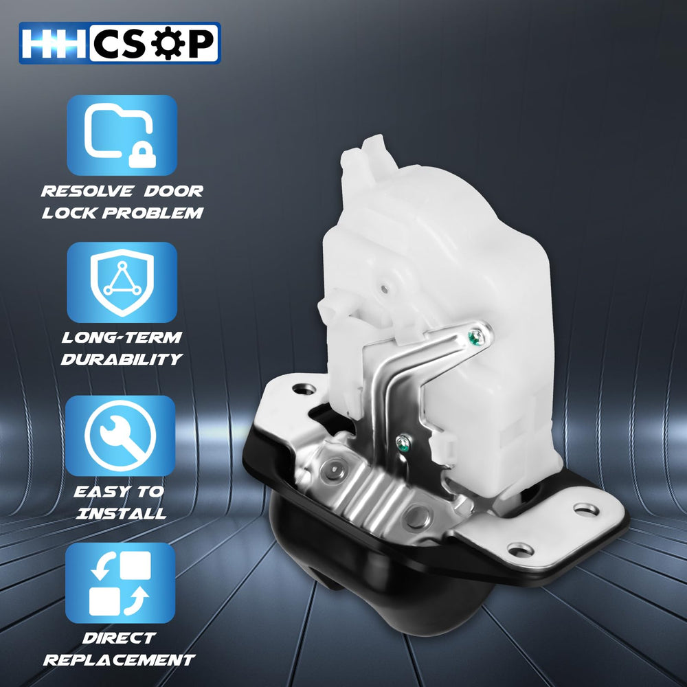 Rear hatch installation view of HHCSOP latch actuator for quick replacement