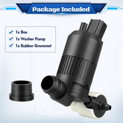 HHCSOP windshield washer pump installed in vehicle demonstrates proper integration