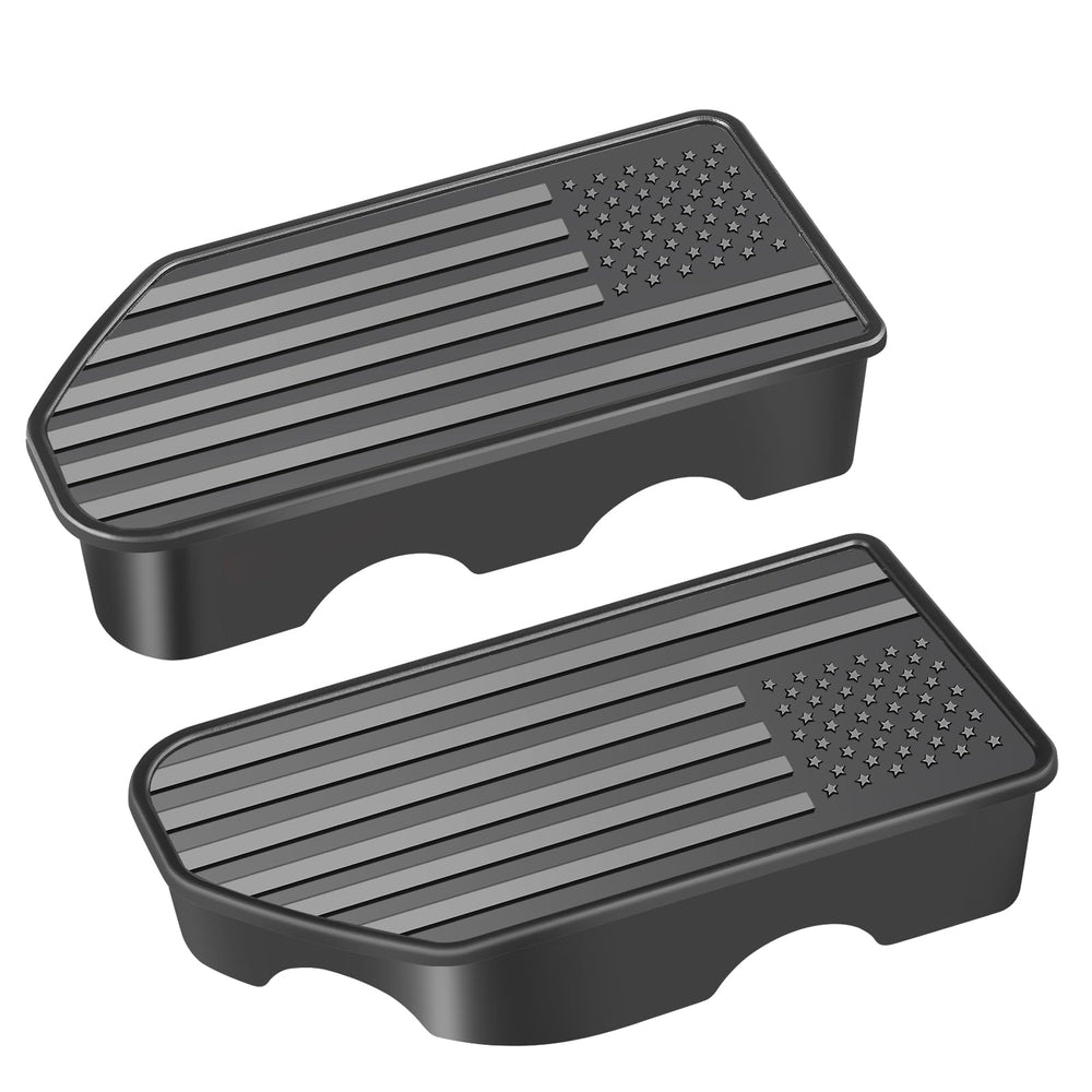 HHLOU bed rail stake pocket cover left hole provides weather-resistant fit.