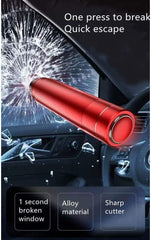 HHXS window breaker seat belt cutter front view demonstrates quick escape capability.