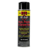 HI-TECH Big Can black spray dye bottle for durable, even color restoration on carpets and upholstery.