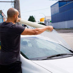 Hi-Tech exterior protection wrap shields bumpers and body seams.