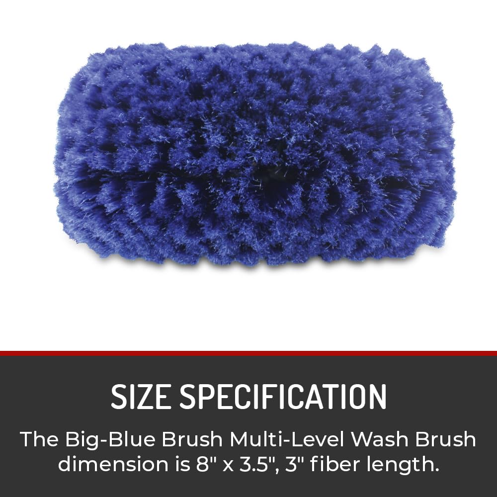 Durable synthetic bristles maintain shape through repeated washes