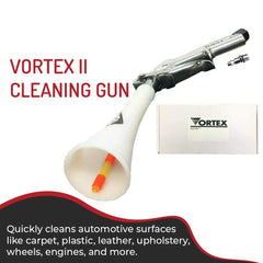 HI-TECH Vortex II surrounds the engine bay with pulsating air for quick grime removal.
