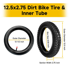HIAORS package contents showing two tires and tubes for replacement