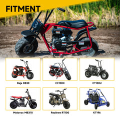 HIAORS 145/70-6 tire mounting instructions show simple setup.