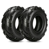 HIAORS 145/70-6 tire side view showing tubeless compatibility for Coleman mini bikes