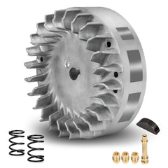 HIAORS aluminum flywheel for Predator 212cc, ready for smooth installation.