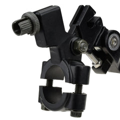 HIAORS clutch lever being installed on a dirt bike for quick setup.