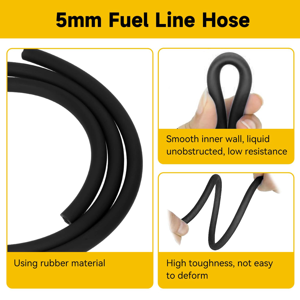 HIAORS 1-meter fuel line fits various setups.