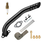 HIAORS Predator 212 exhaust header pipe enhances airflow for smoother performance