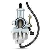 HIAORS PZ30 carburetor front view highlighting precise air-fuel balance for smoother starts.