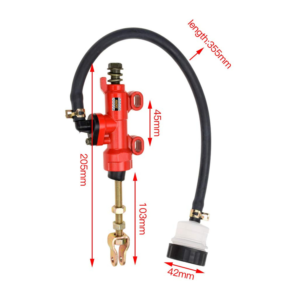 HIAORS rear brake master cylinder reservoir for Redcat 150cc ATV, robust construction