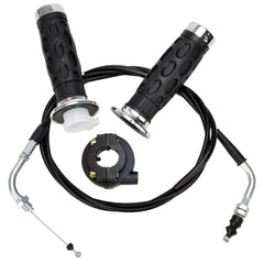 HIAORS scooter throttle assembly on bar demonstrates secure installation.