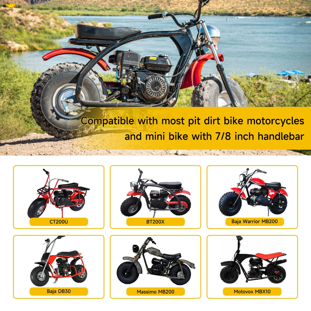 HIAORS throttle grips and twist throttle for responsive acceleration