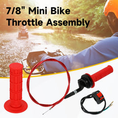 HIAORS throttle grips mounted on bars for comfortable grip and handling